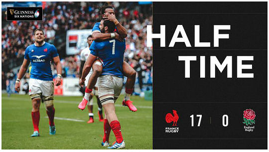 France vs England HT 6Ns 2020
